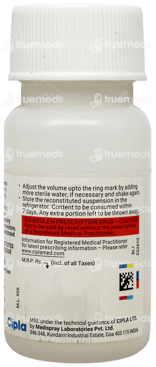 Novamox Cv 228.5Mg Tangy Orange Flavour Dry Syrup 30Ml